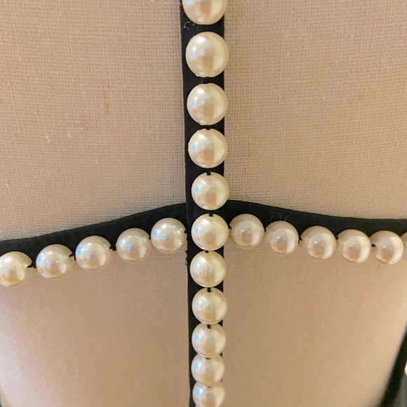 LULUS Black Pearl Skater Dress! - Picture 5 of 6